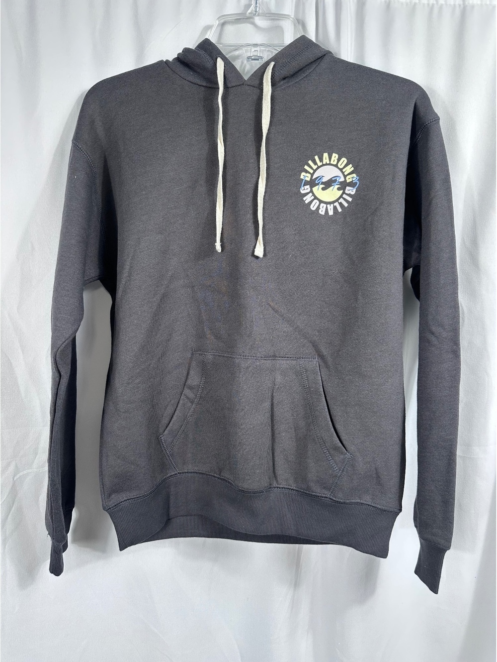 Billabong Gray Hooded Sweatshirt Hoodie XS